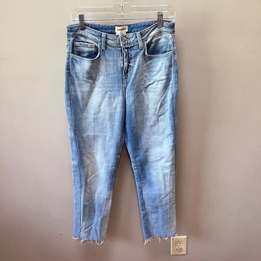 L'Agence Wanda Cropped‎ Wide Leg Jean- Size 28